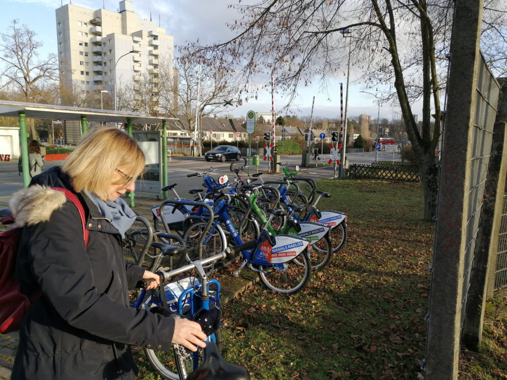 Unterwegs mit dem Leihrad